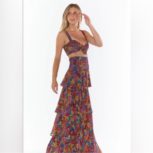 SHOW ME YOUR MUMU Garden Glow Katrina Swing Skirt and Kaden Top Set - Picture 3 of 6